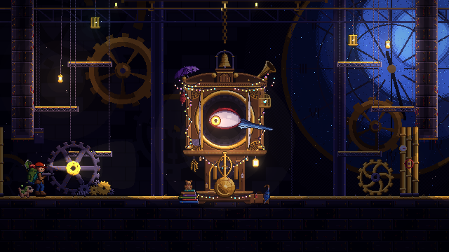 Something opens its eyes in the dark